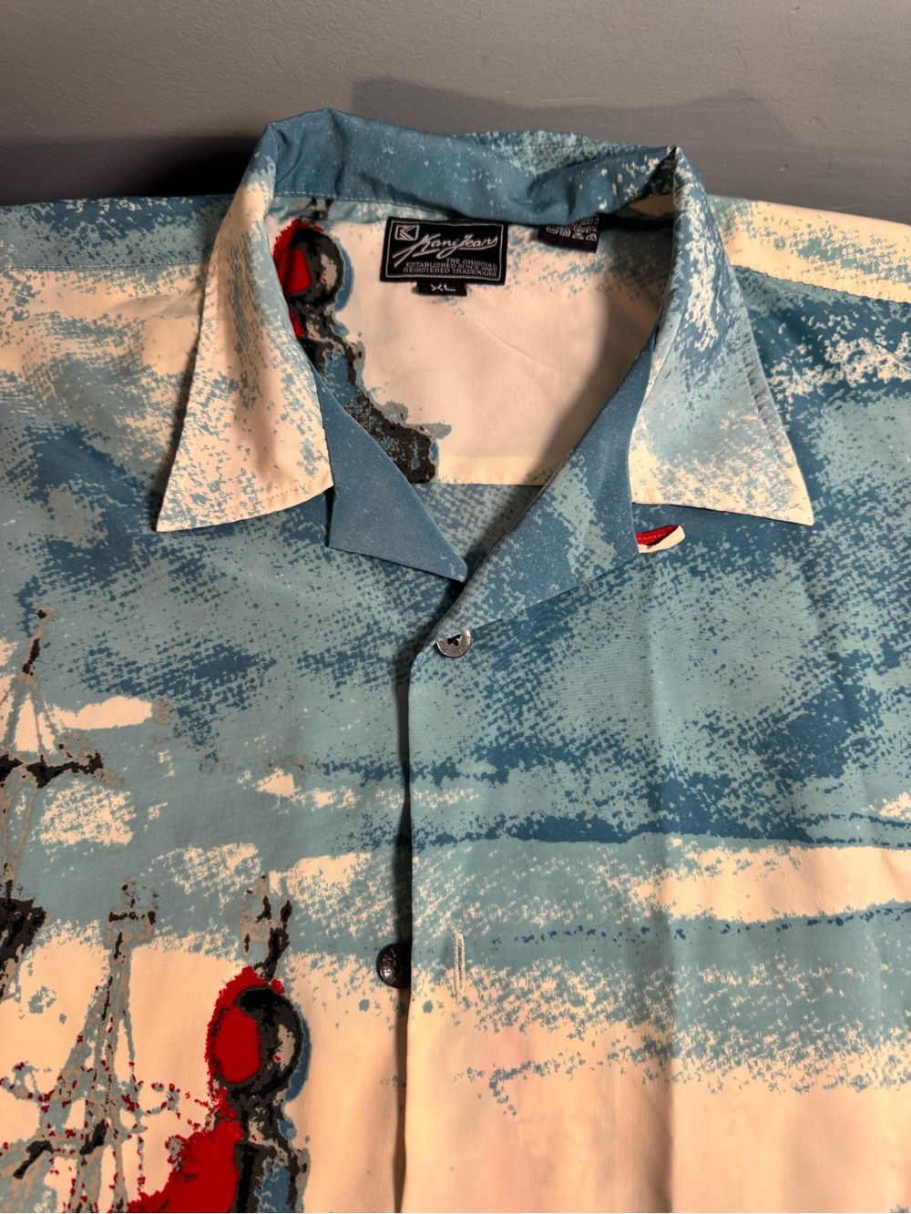 Karl Kani graphic cityscape button up shirt - Picture 16 of 16